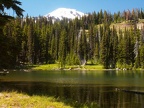 Bird Lake and Mt. Adams.