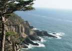 Looking south at Cape Falcon and the Pacific Ocean at Oswald West State Park.