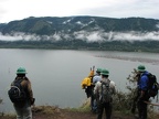 Part of the WTA work crew at the overlook.