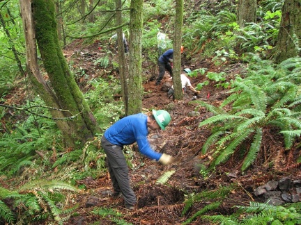 Just another pose of me working on the Cape Horn Trail.