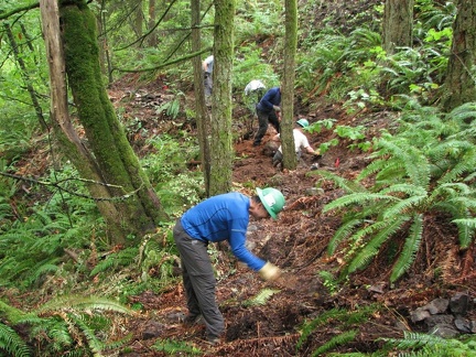 Just another pose of me working on the Cape Horn Trail.