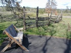 One of several benches to rest at and enjoy the views