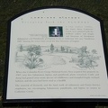 Interpretive sign along the trail