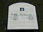 Interpretive sign along the trail