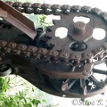 I liked the detail of the chain and cog of this destroyed piece of equipment along the South Coldwater Trail.