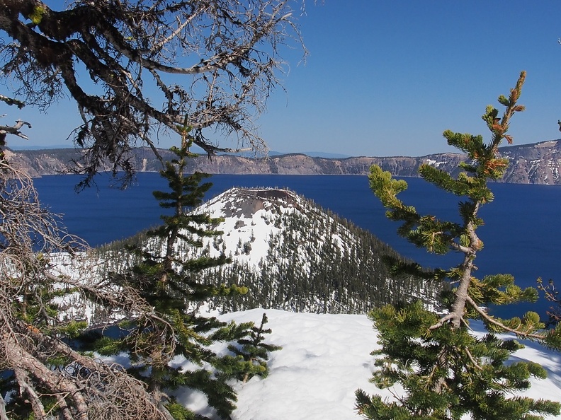 Looking out at Wizard Island.