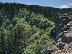 Looking at the east side of the ridge that becomes Angel's Rest.