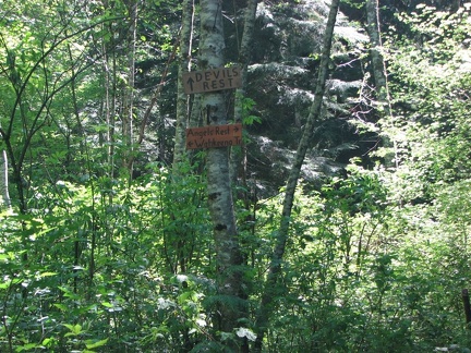 Trail signs for Foxglove Way