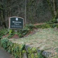 Trailhead sign for the Wahkeena Falls Trail in the Columbia River Gorge