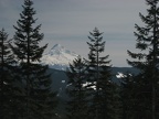 Near Camp Smokey is an open patch of ground with nice views of Mt. Hood. This is one of the few area on the Plateau where you can get a good GPS reading.