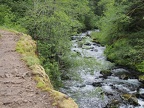 A picture of Eagle Creek and the trail.