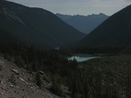 Glacial flour causes this lake to be turquoise colored. This is from the Emmons View Trail.