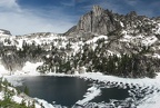 Lake Vivane is still partially frozen in July 2011
