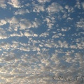 Wonderful clouds were lit by the early morning sun on my way to the trailhead.