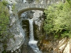 This is Christine Falls seen along the road from Longmire to Paradise.