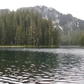 This is Lake Goerge, a lake nearly half a mile long.  There is also a camp here complete with a shelter and ranger cabin.