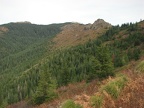 The trail comes out of the trees after about the 1st mile and there are nice views to the north and east from the Grouse Vista Trail.