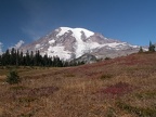 Mt. Rainier and fall colors on High Lakes Trail. Picture taken 9/27/2005 about 1pm.