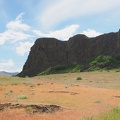 Looking at Horsethief Butte from near the trailhead.