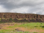Looking north at other basalt formations.