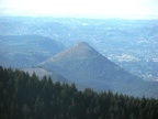 Tumtum Mountain from Huffman Peak. You can see it is an ancient cinder cone.