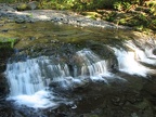 Tiny waterfall on Chinook Creek just below Chinook Falls.