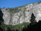 Climbing the John Muir Trail out of Yosemite Valley