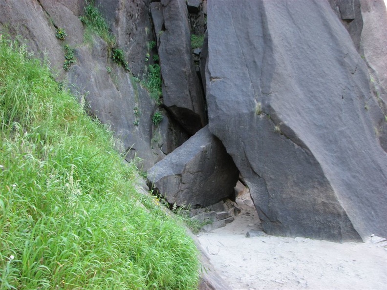 Rock Arch on John Muir Trail out of Yosemite Valley