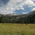 Upper Lyell Canyon in Yosemite National Park looking east towards Donohue Pass.