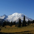 Mt. Rainier from Grand Park in Mt. Rainier National Park.