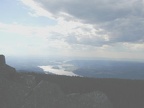 Vancouver and the Columbia River in the distance from near the summit of Larch Mountain, Oregon.