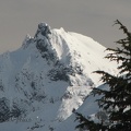 Closeup of Unicorn Peak from Mazama Ridge.