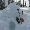 I've got everything out of the igloo, ready for destruction.