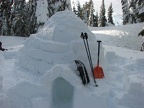 I've got everything out of the igloo, ready for destruction.