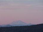 A nice view of Mt. Adams awaits those who attain the summit