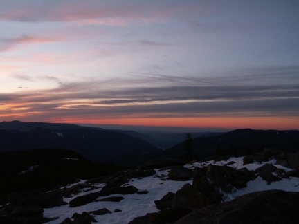 Sunset from Tom, Dick, and Harry