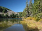 Warren Lake provides a welcome break and the only place to filter water on the way to Mt. Defiance.