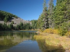 Warren Lake provides a welcome break and the only place to filter water on the way to Mt. Defiance.