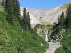 Zigzag River crosses the Timberline Trail along Paradise Meadows on the west side of Mt. Hood.