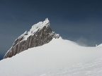 Illumination Rock and Blowing snow in the saddle