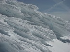 Hard rime ice on Mt. Hood at 9,550'
