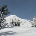 Winter picture of Mt. Hood near Timberline Lodge