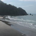 Beach at Oswald West State Park. This view is near the beginning of the lower Neahkahnie Mountain Trail.