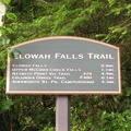 Trail Sign showing other hike options