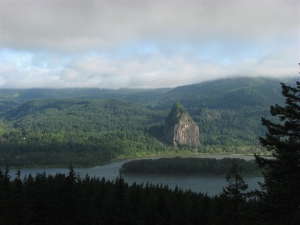 Beacon Rock and the Columbia River