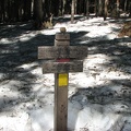 Trail Junction sign on Nesmith Point Trail