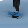 Winter storms can pile snow to surprising depths around Mt. Hood. One more good snowstorm will cover this sign, making routefinding more difficult.