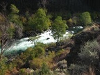 Rapids in the Crooked River provide a nice backdrop of sound as you hike along this section of trail.