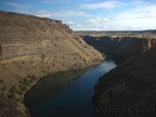The Crooked River turns into Lake Billy Chinook at the turnaround point of the hike. High basalt cliffs provide a nice vantage point.