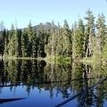 Jude Lake was a great place to camp and the lake was shallow and relatively warm.